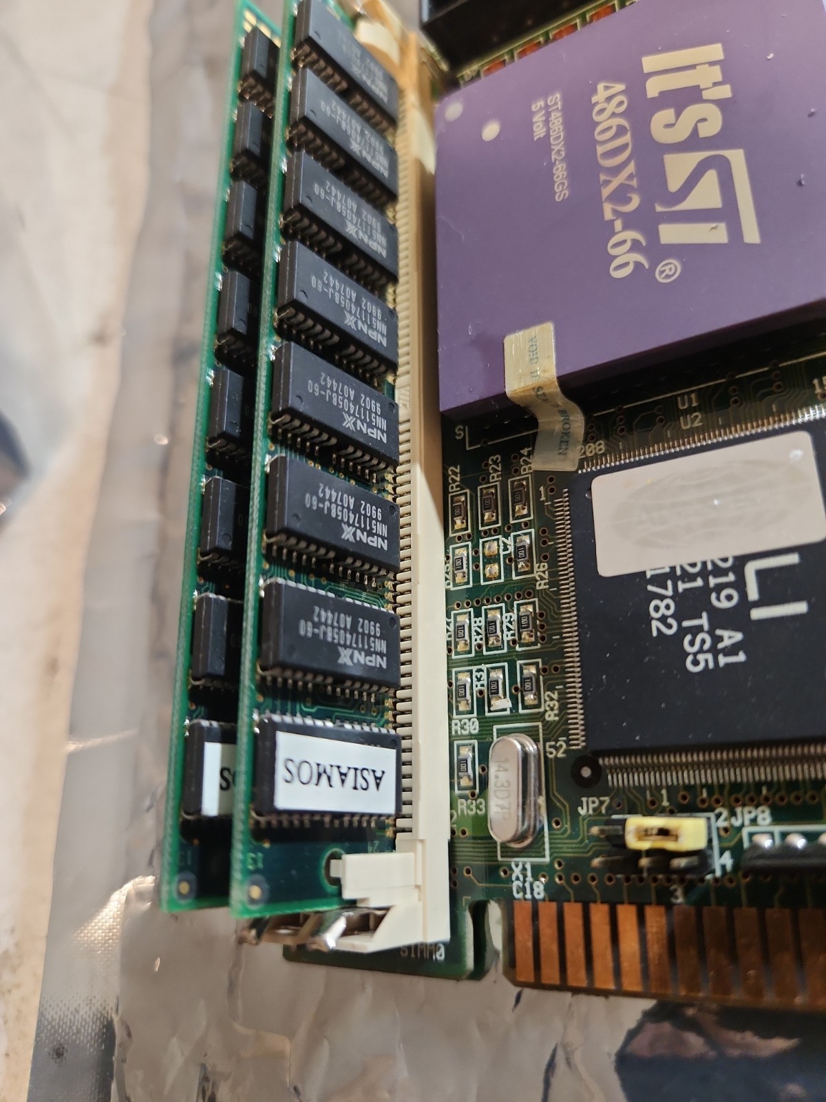 Advantech PCA-6143P 486 SX/DX ISA Industrial CPU Card AMIBIOS RS-232