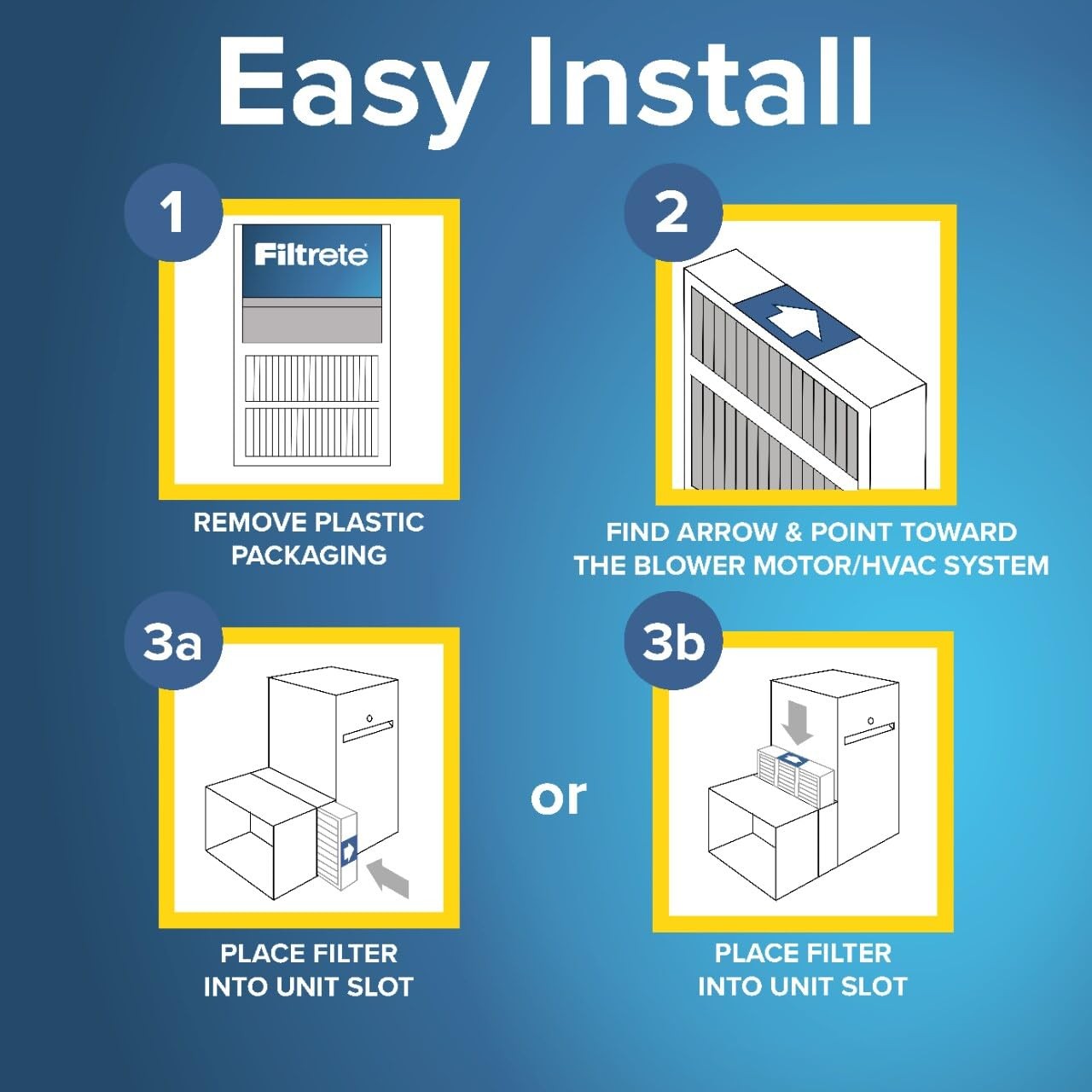 Filtrete 20X25X4 Slim Fit 3.75 Width Ac Furnace Air Filter Mpr 1550 Merv 12