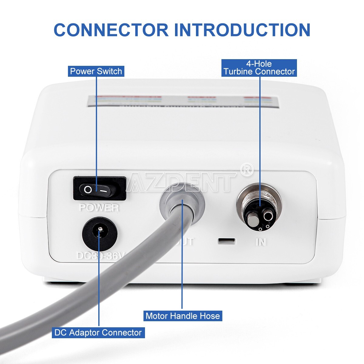 Dental Brushless Eletri Miro Motor +1:5 Fiber Opti Inreasing ontra Angle