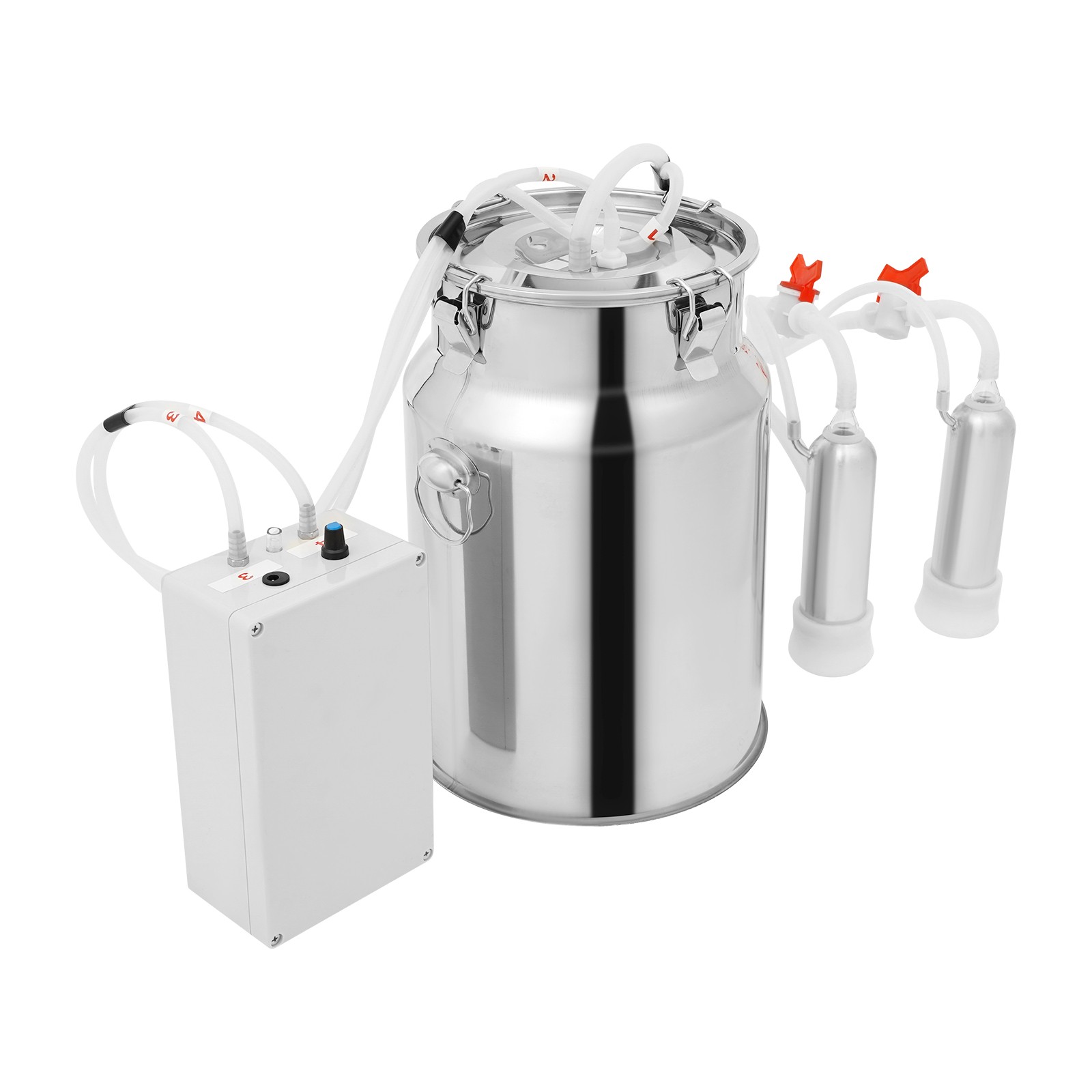 Pulsation Cow Milking Machine, Electric Cow Milker, Milking Machine with Stainle