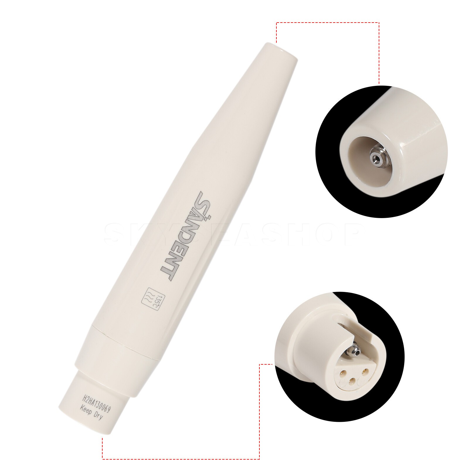 SANDENT DENTAL Ultrasonic Piezo Scaler Handpiece Fit DTE SATELEC Tips for SK-D1