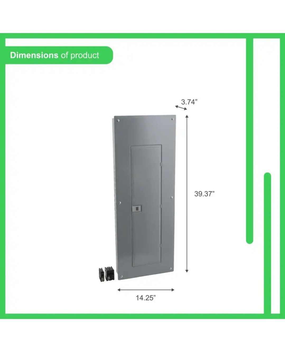 Square D Main Breaker 200 Amp 40-Space 80-Circuit Plug-On Neutral Load Center
