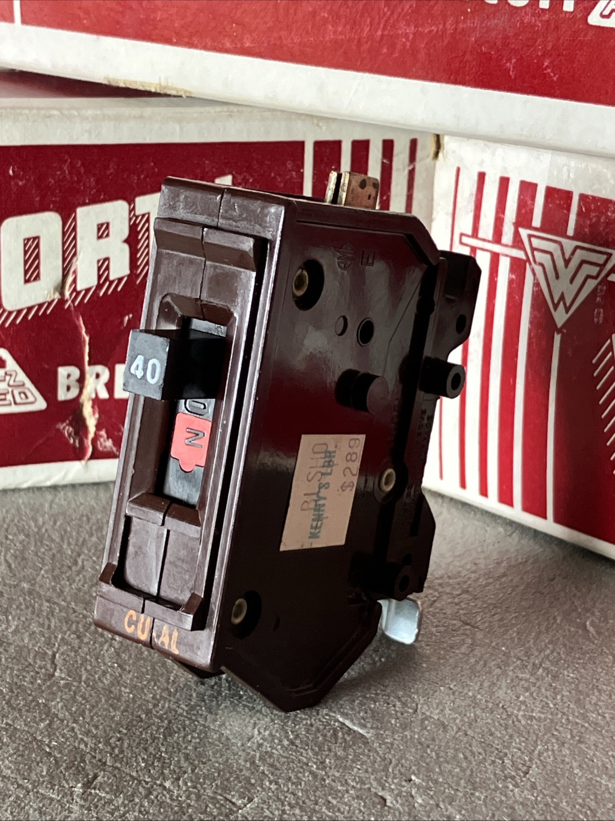 Wadsworth A40N A140 40 Amp 1 Pole 1P Type A Metal Foot Breaker A140N NEW!