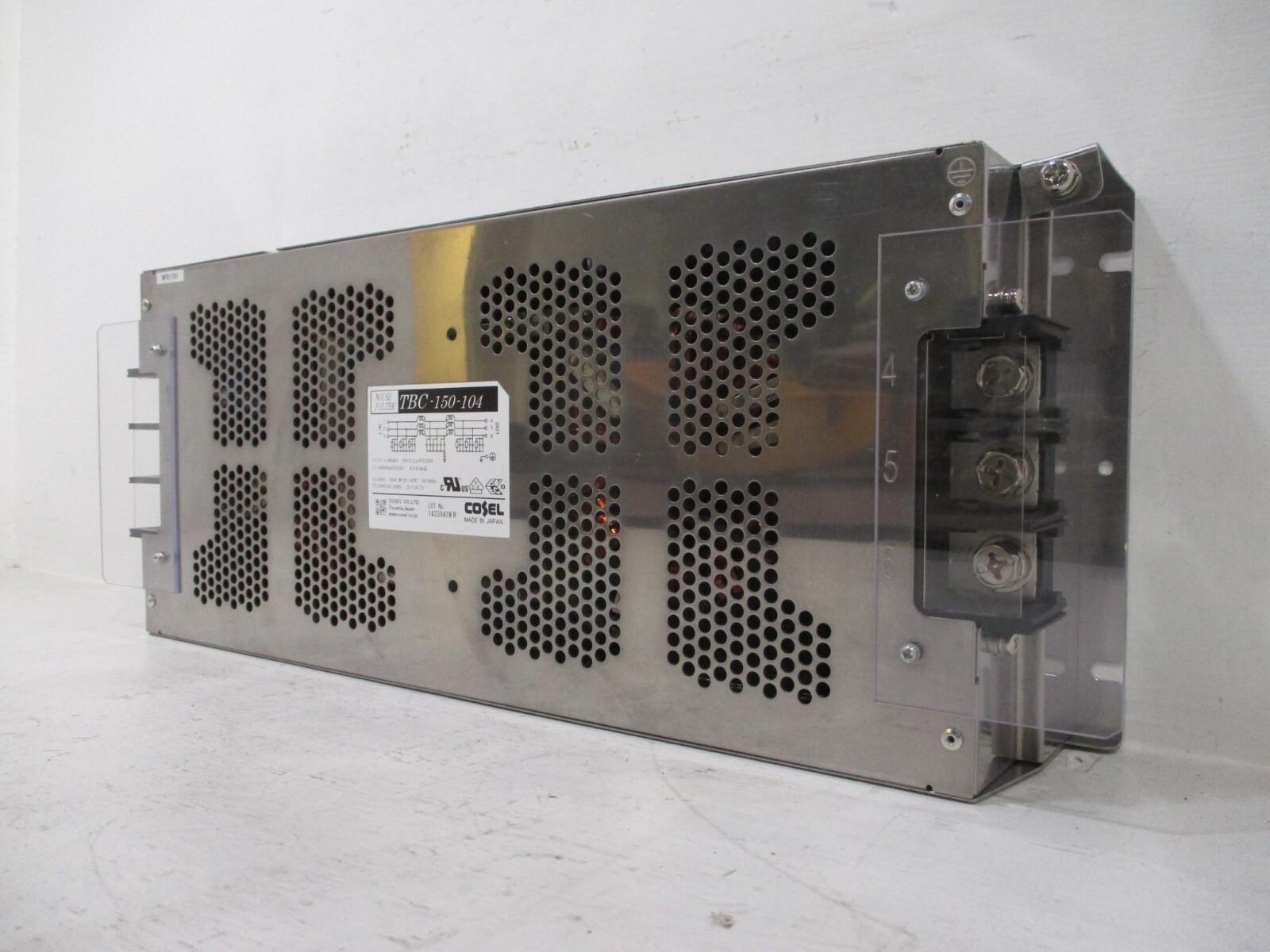 Cosel TBC-150-104 Noise Filter 3-Phase 500V 150A 3 x 2 x 1.48mH