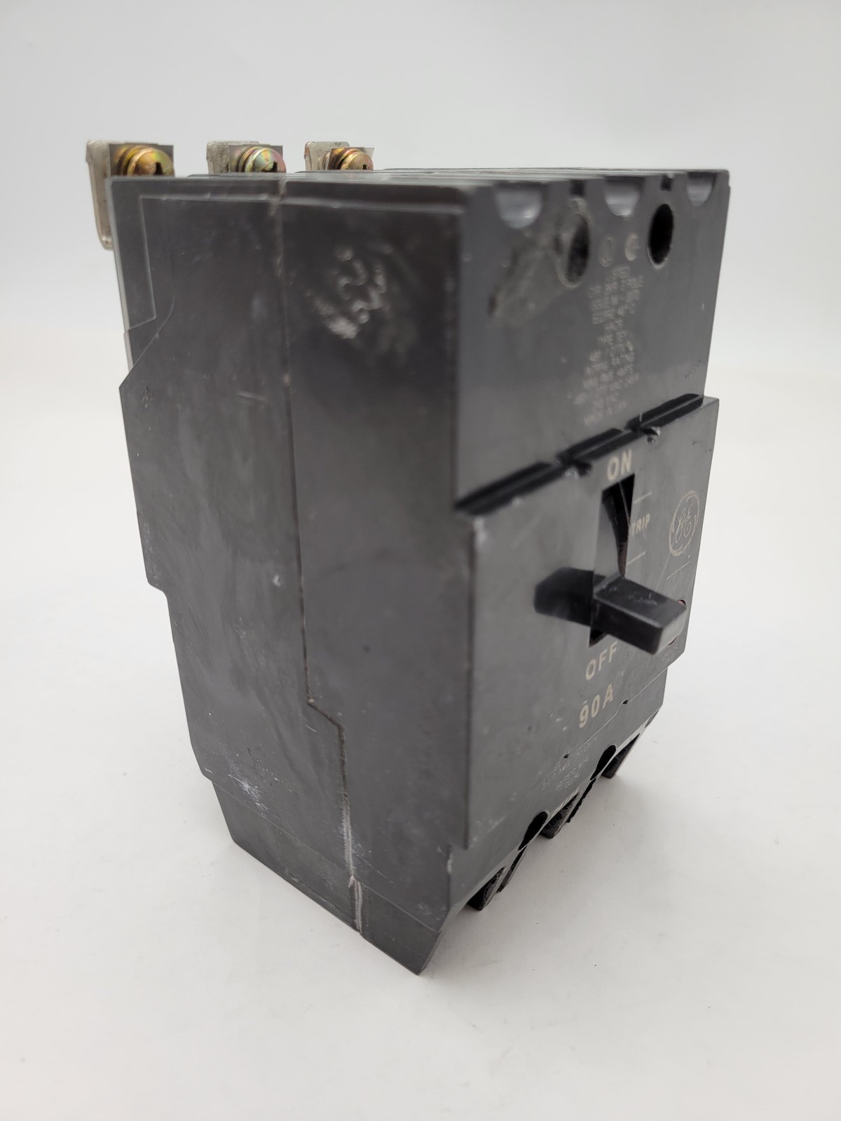 General Electric TEY390 Bolt-On Circuit Breaker 90A 3P 3PH 480/277V Type TEY