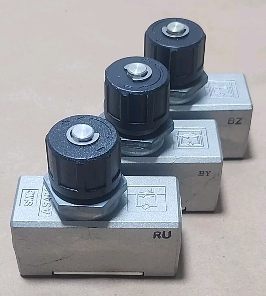 *NEW SURPLUS* [5] SMC NAS4000-N04 Adjustable Speed Valves + Warranty!