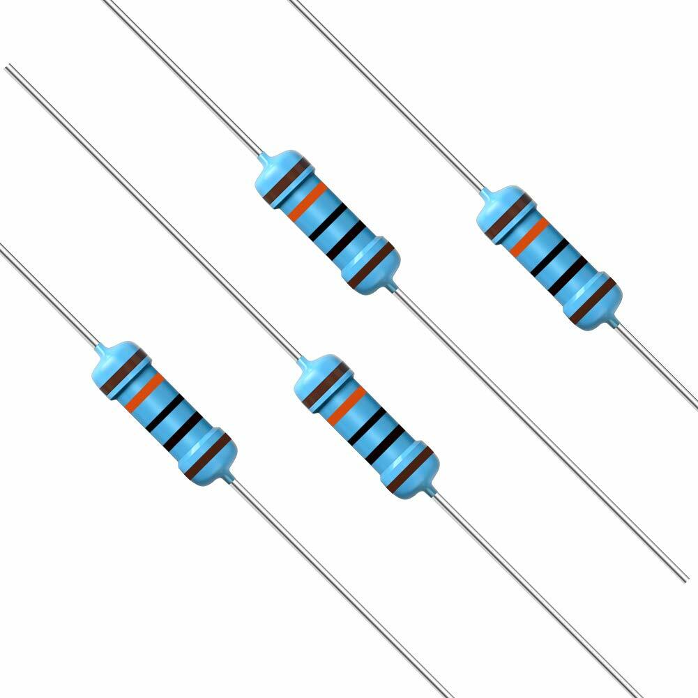 10 PCS 100 K Ohm 1 Watts Metal Film Resistors 1% Tolerance Shipped From USA