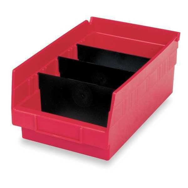 Akro-Mils 40130 Divider, Plastic, Black, 6-1/8 In L X 2-7/8 In H, 24 Pk
