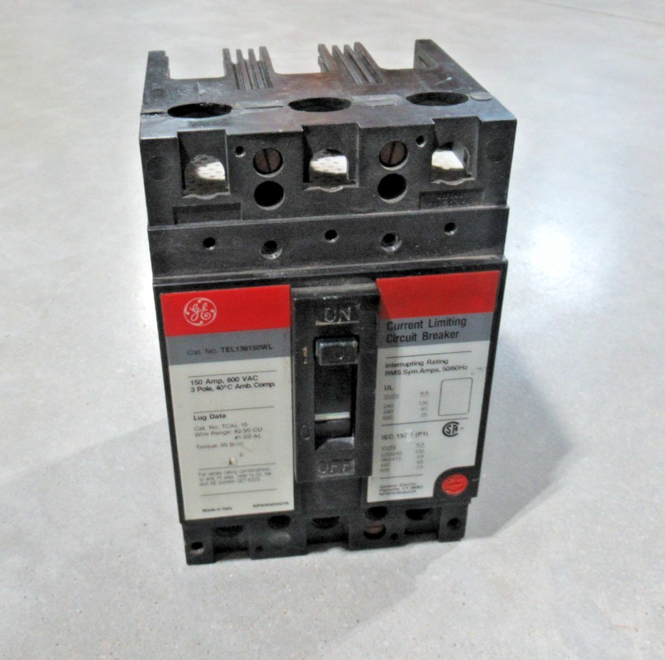 GENERAL ELECTRIC TEL136150WL Circuit Breaker 3P, 150A, 600V *FAST SHIPPING*
