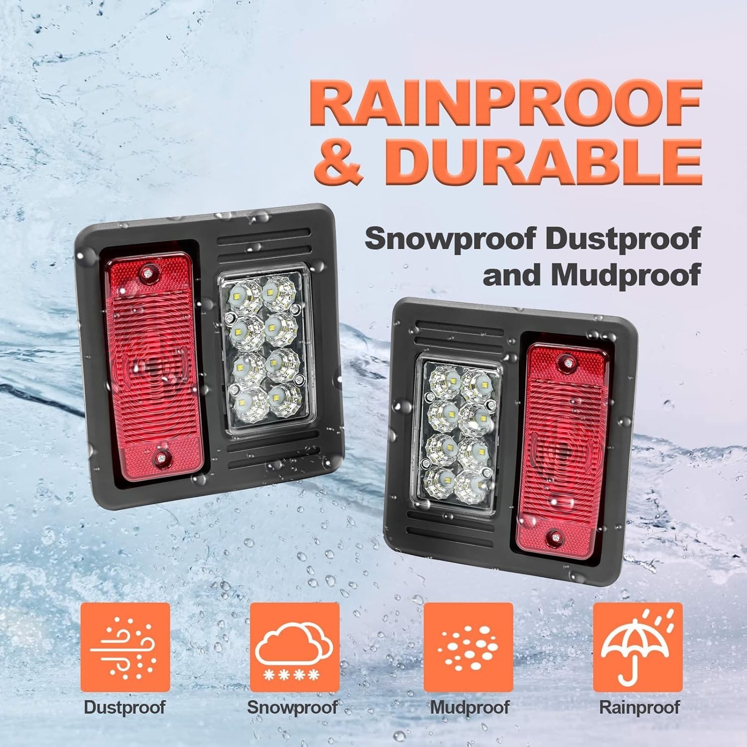 High Quality LED Tail Light Set for Bobcat Skid Steer Loader=
