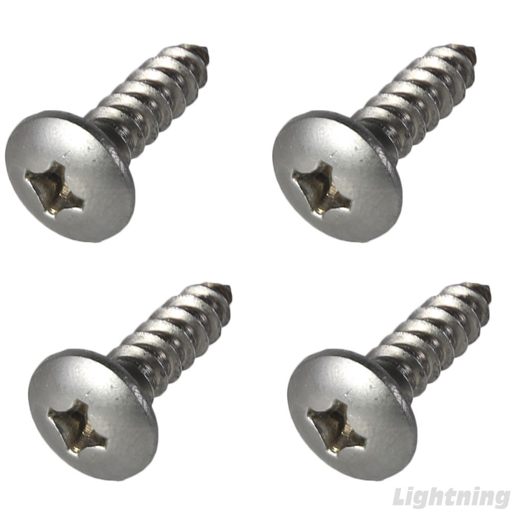 Truss Head Sheet Metal Screws 316 Stainless Steel Marine #10 X 1″ Qty 25