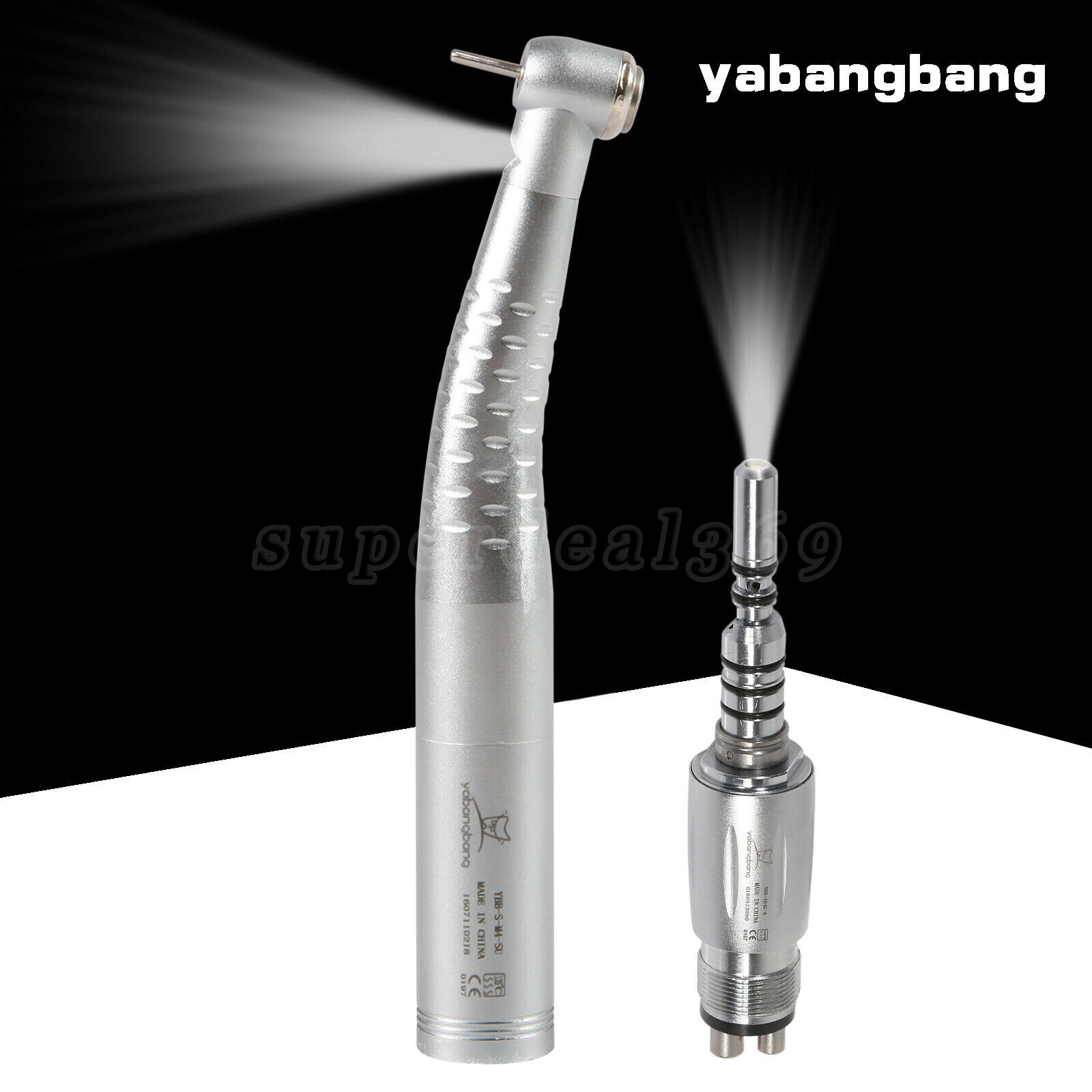 Dental Fiber Optic LED Handpiece High Speed /LED Quick Coupler 4Hole For KAVO CE