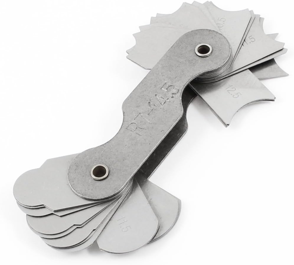 Metric Radius Gauge Set – 32 Plates R7-14.5mm Fillet Measuring Tool