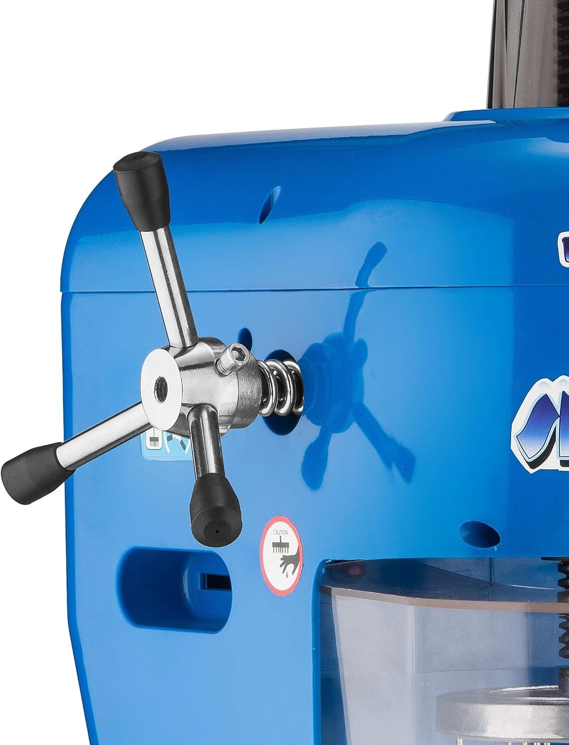 Snow Cone Machine – Electric Block Ice Shaver and Snow Cone Maker with Adjustabl