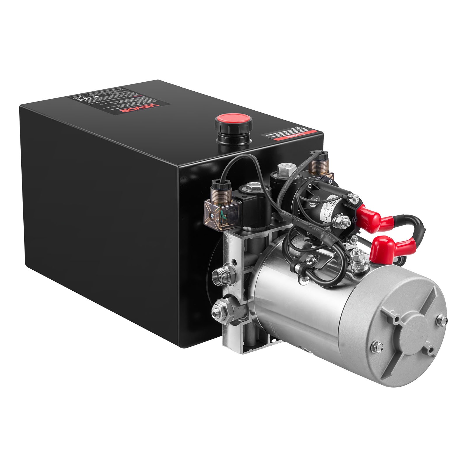 VEVOR 12 Quart Hydraulic Power Unit DC 12V Double Acting Hydraulic Pump