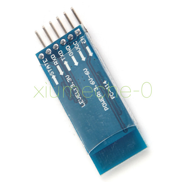 2PCS Wireless Serial 6 Pin Bluetooth RF Transceiver Module HC-05 RS232