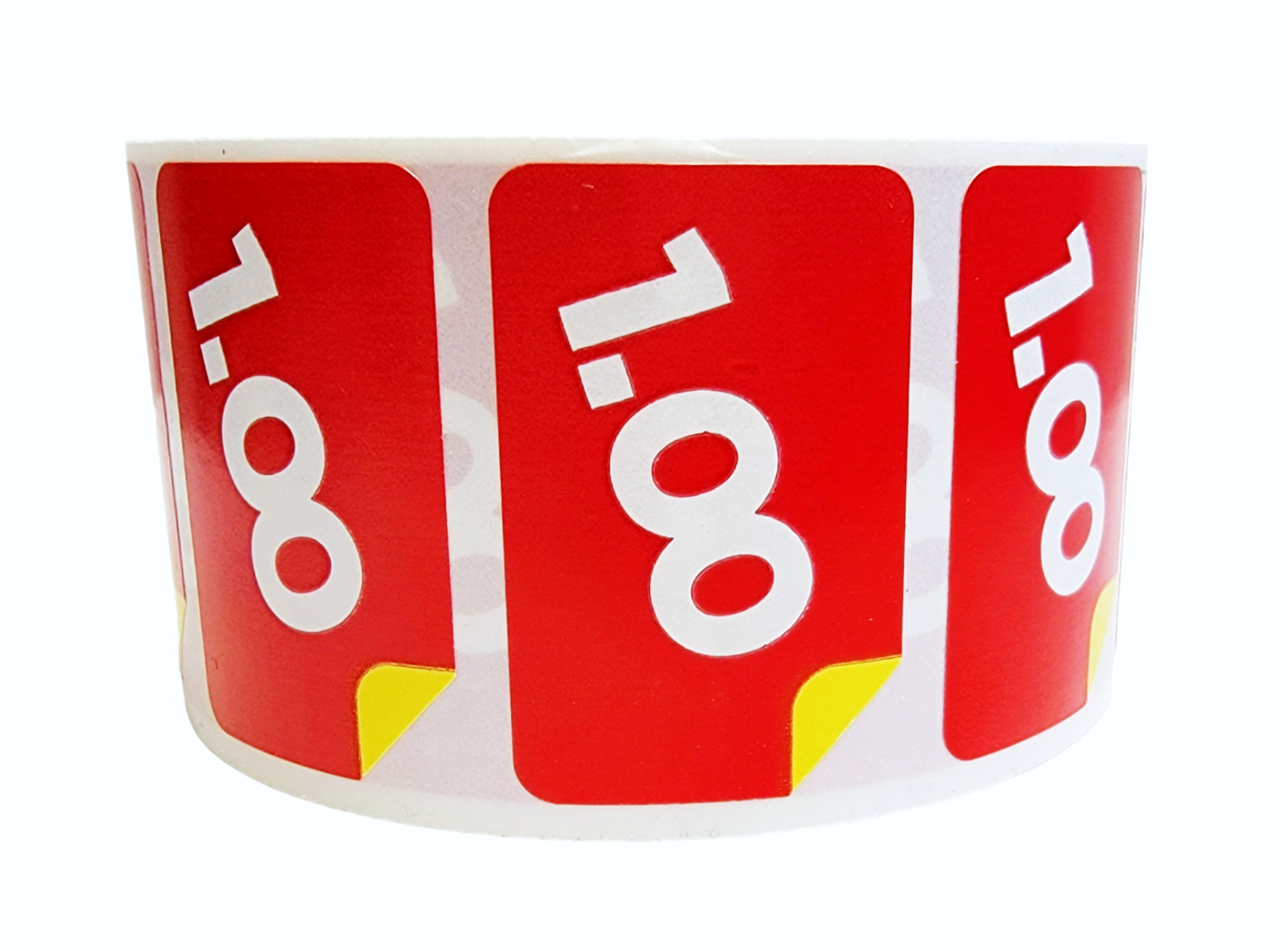 $1.00 Price Stickers 1.5×1 Red Sale Labels Peel & Stick 1000 Roll