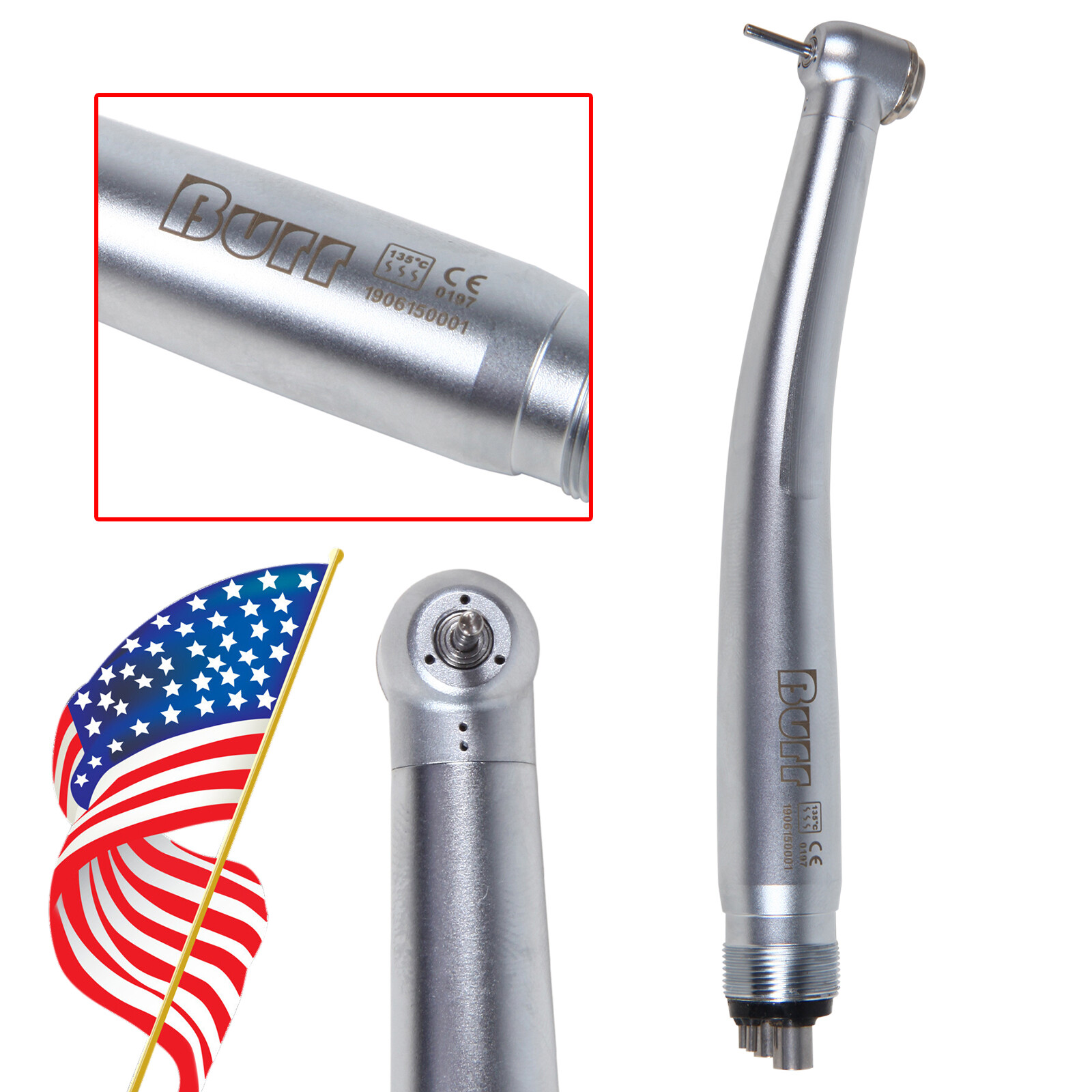 10X NSK PANA MAX Style Turbina Dental High Speed Handpiece 4H Burr Turbine U3BM