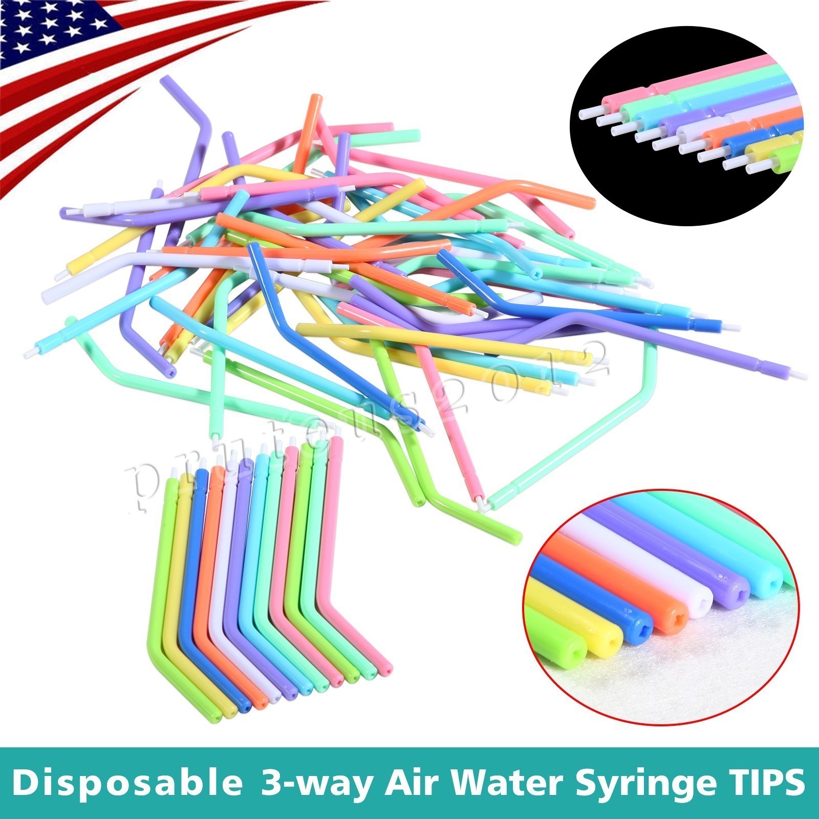 4000 White Air Water Syringe Tips Suction Dental Disposable (16 Bags of 250)