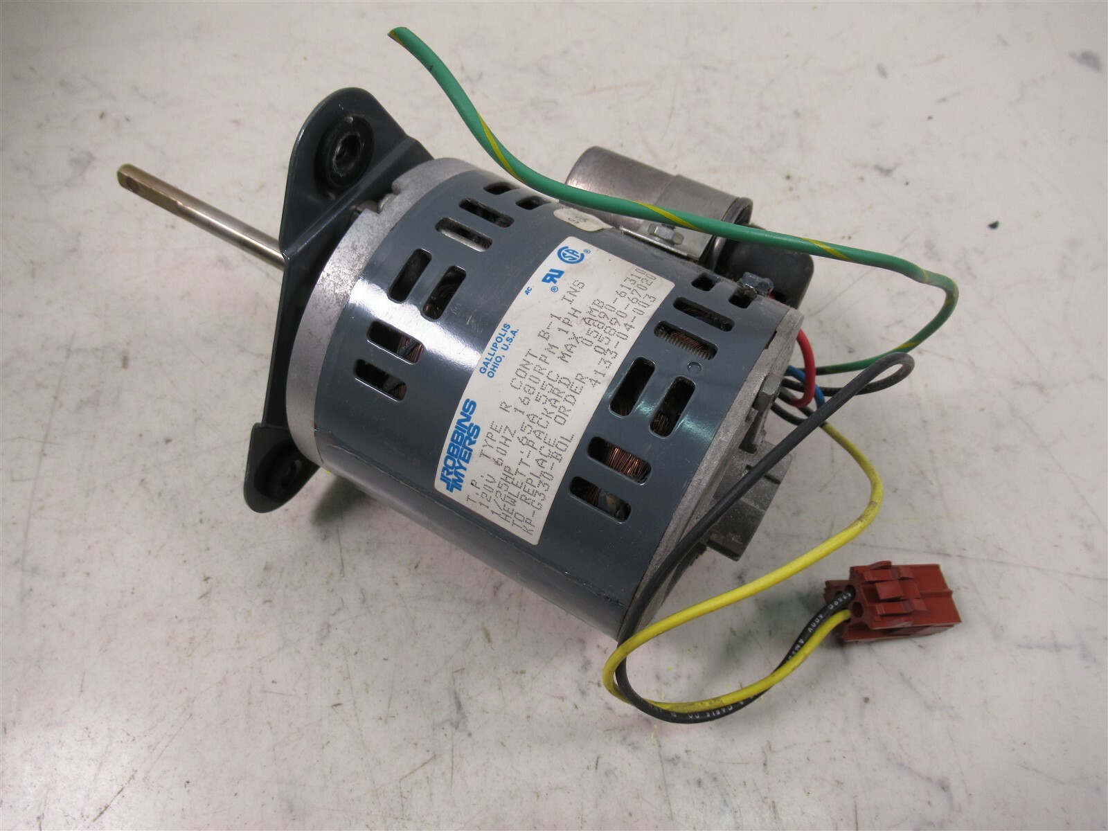 Robbins Myers Type R 1680 RPM Motor for HP Hewlett Packard 05890-61310 GC