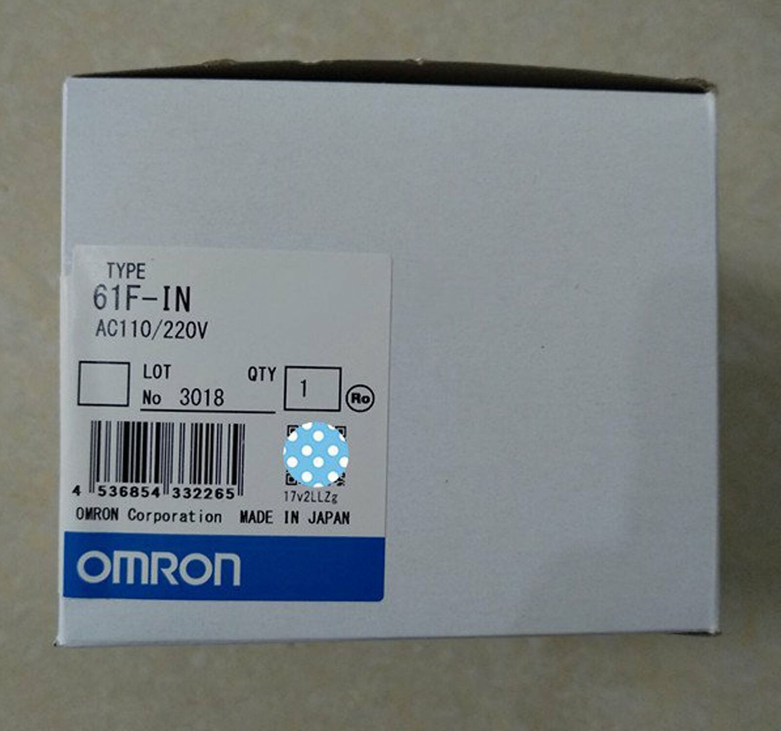 1PC New Omron 61F-IN AC110/220V Floatless Level Switch Expedited Shipping