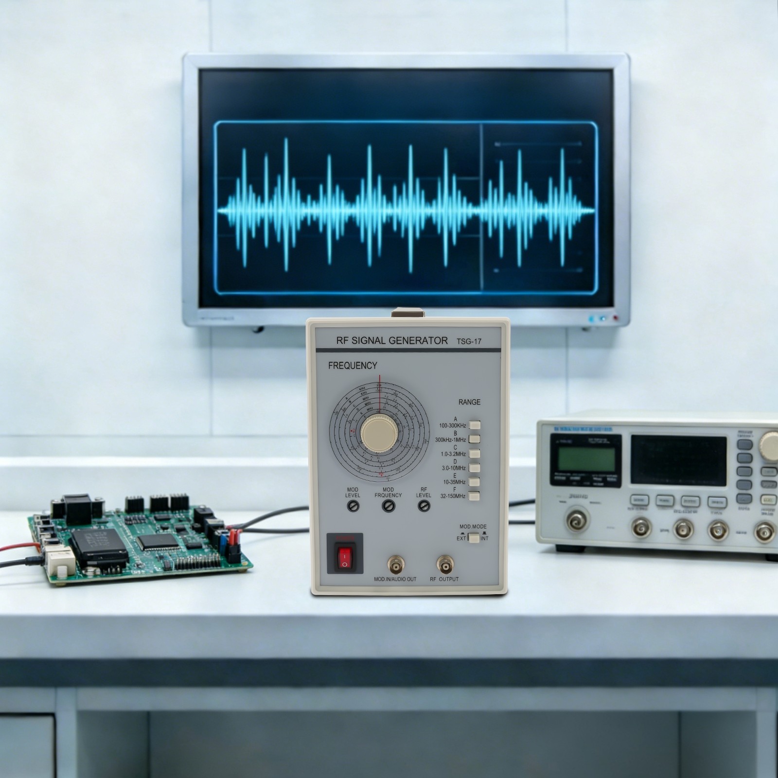 High Frequency 110V RF/AM Radio Frequency Signal Generator TSG-17 100kHz-150MHZ