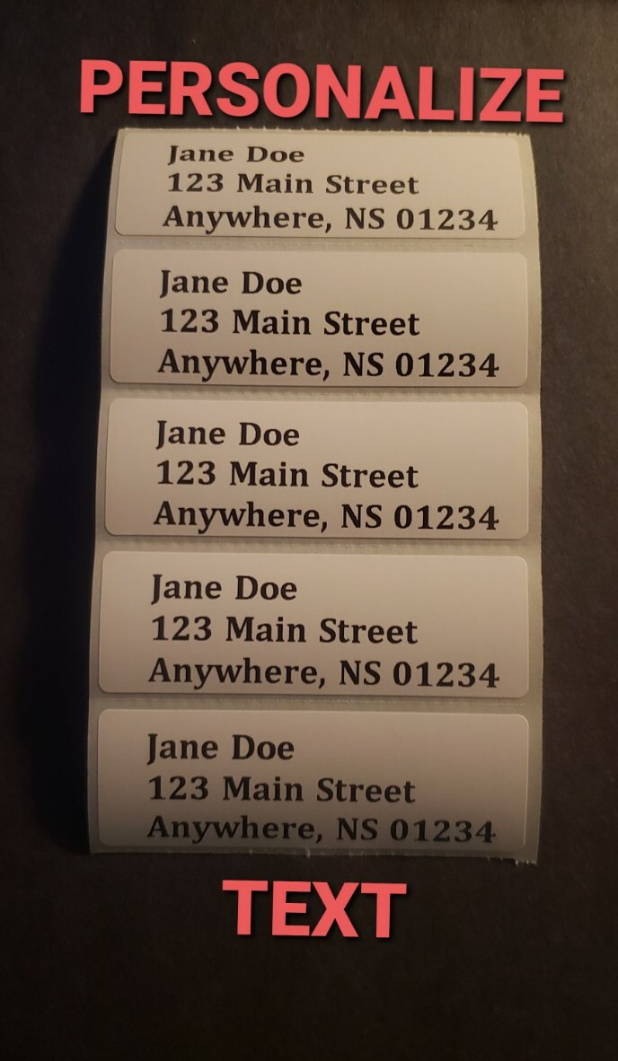 25 Personalized Return Address Labels FREE Shipping