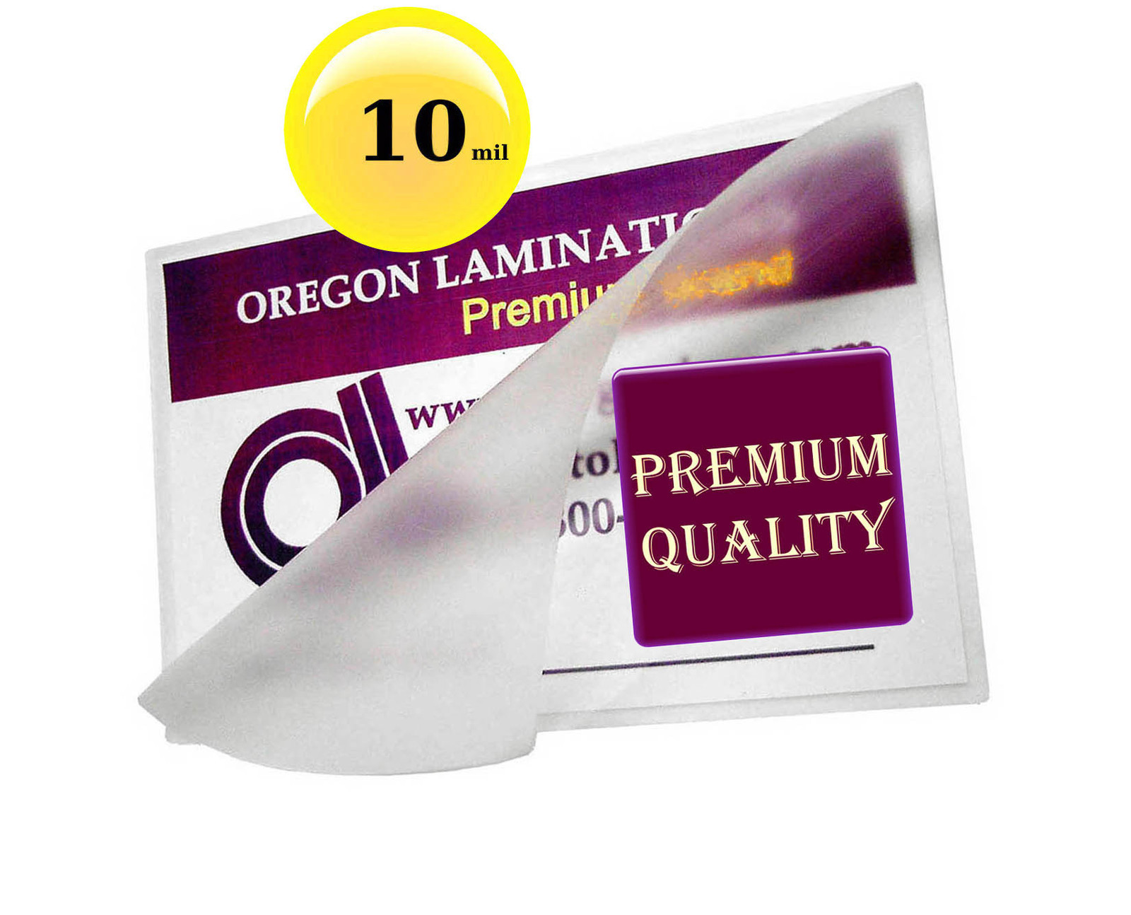 500/pack 10 Mil Letter size Hot Laminating Pouches 9 x 11-1/2 Clear 9×11.5