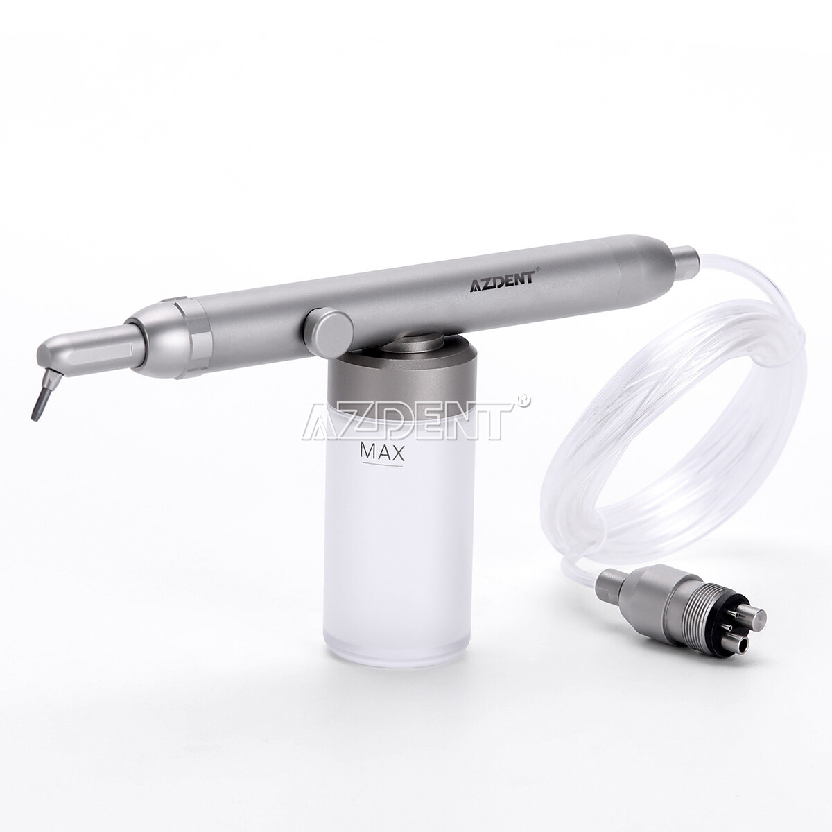 Dental Aluminum Oxide Micro blaster Air Abrasion Microetcher Sandblaster 4/2Hole