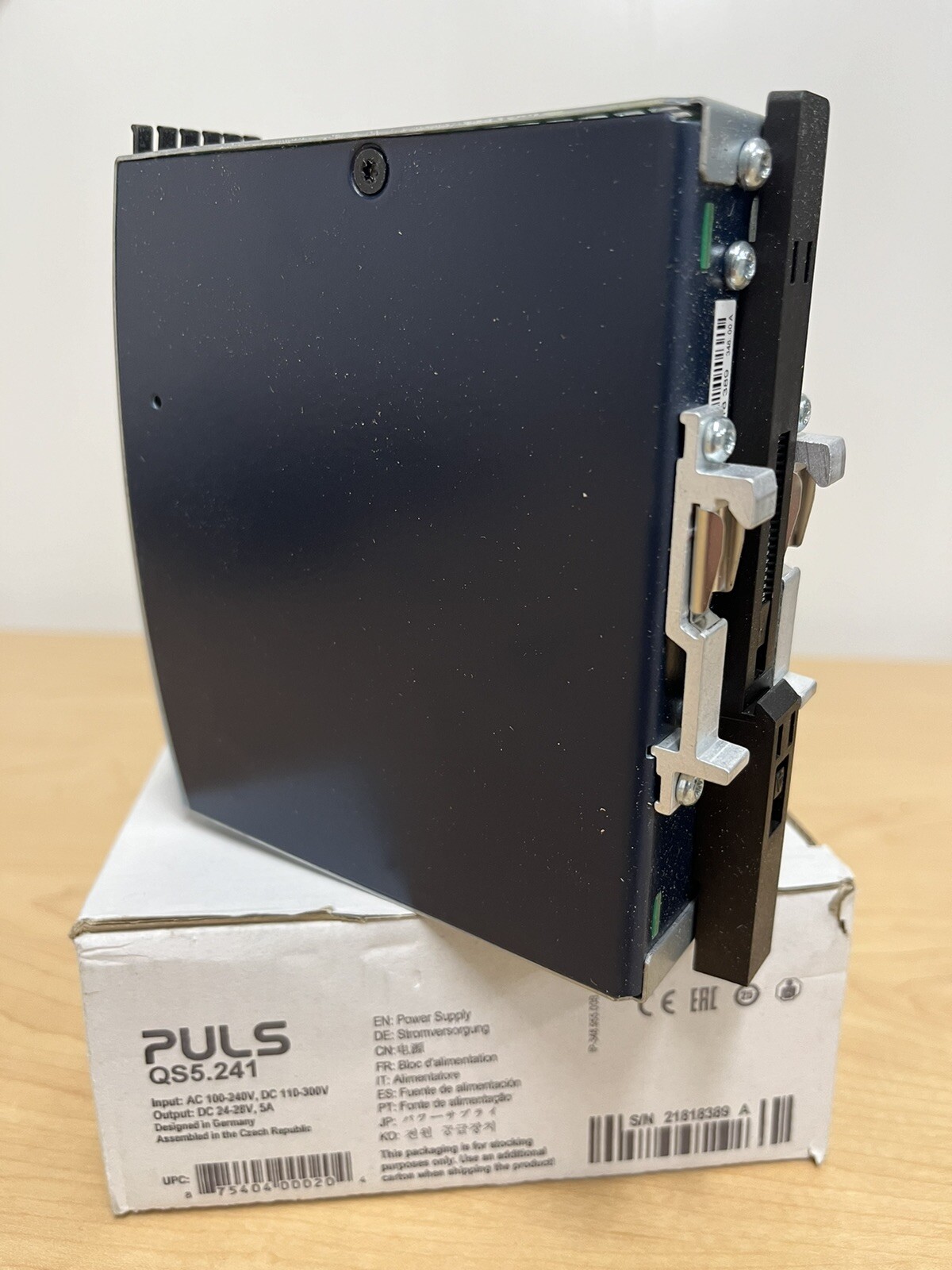 NEW! PULS QS5.241 Power Supply Input AC 100-240V DC 110-300V Output DC 24-28V 5A