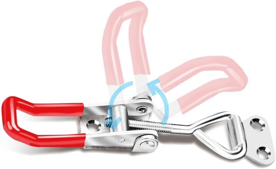 6 Pack Toggle Latch Clamp 4001,Adjustable Latch,Smoker Clamps Heavy Duty Latches