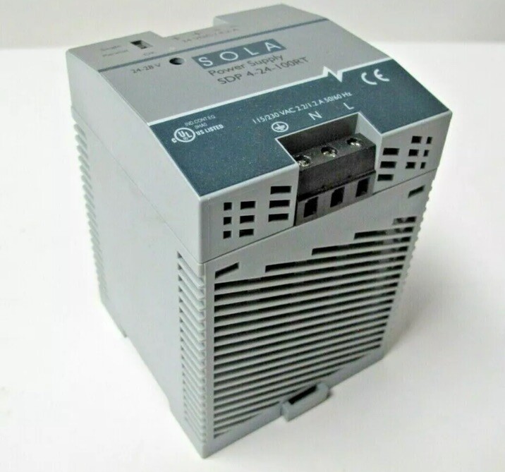SDP 4-24-100RT SOLA Power Supply 24-28 V 115/230 VAC 2.2/1.2 A 50/60 Hz