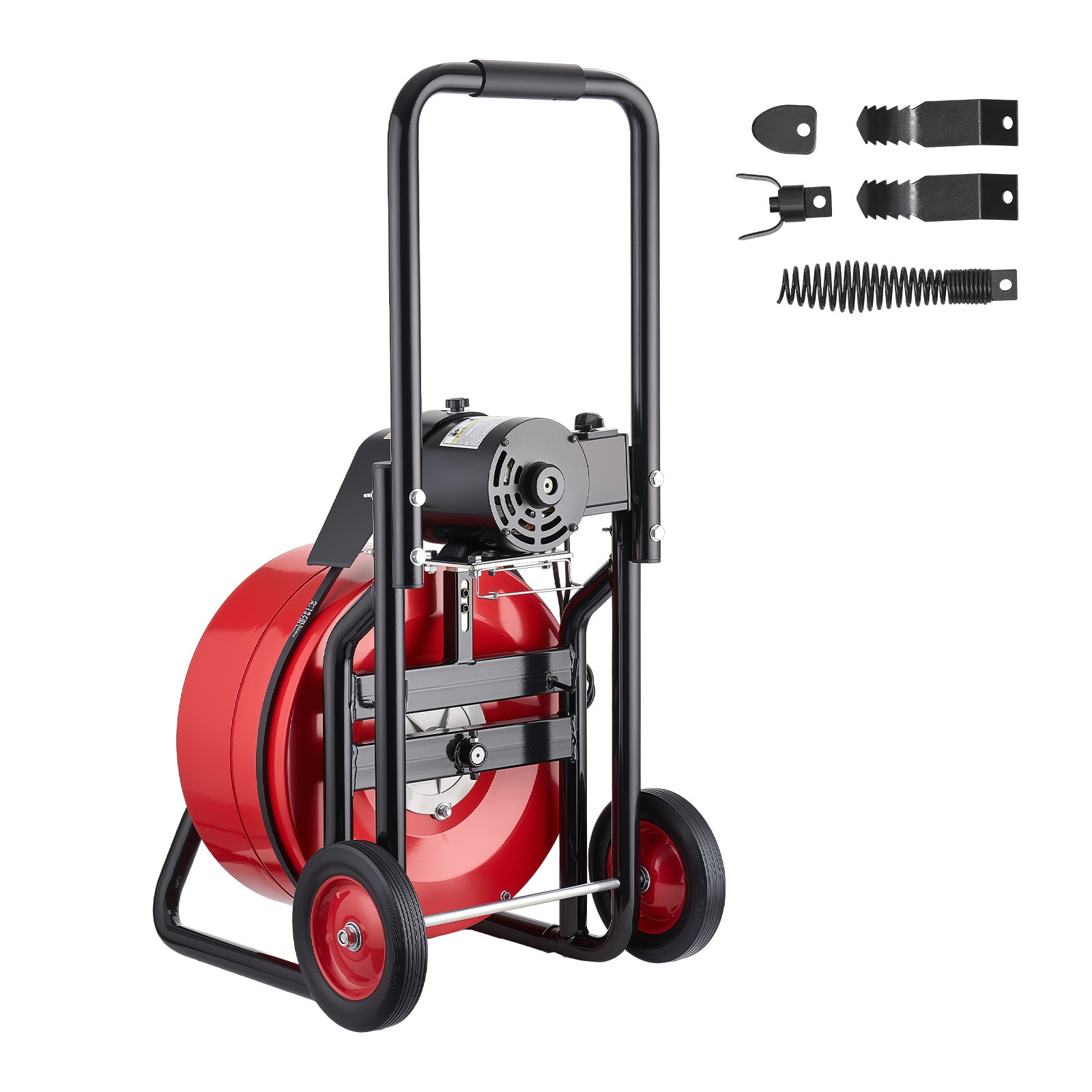 Uimoso Electric Drain Auger Machine with 100 FT x 3/4 In Cable and Auto Feed
