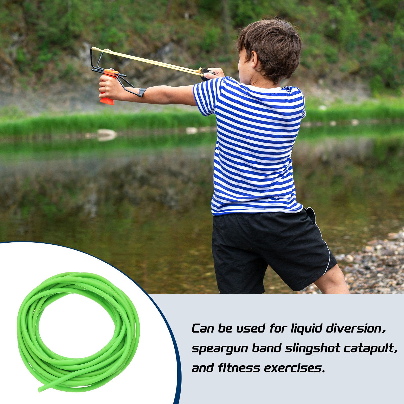 13 Ft(4M) Latex Rubber Tubing, 1/16″(1.8mm)ID 3/16″(4.5mm)OD, Green
