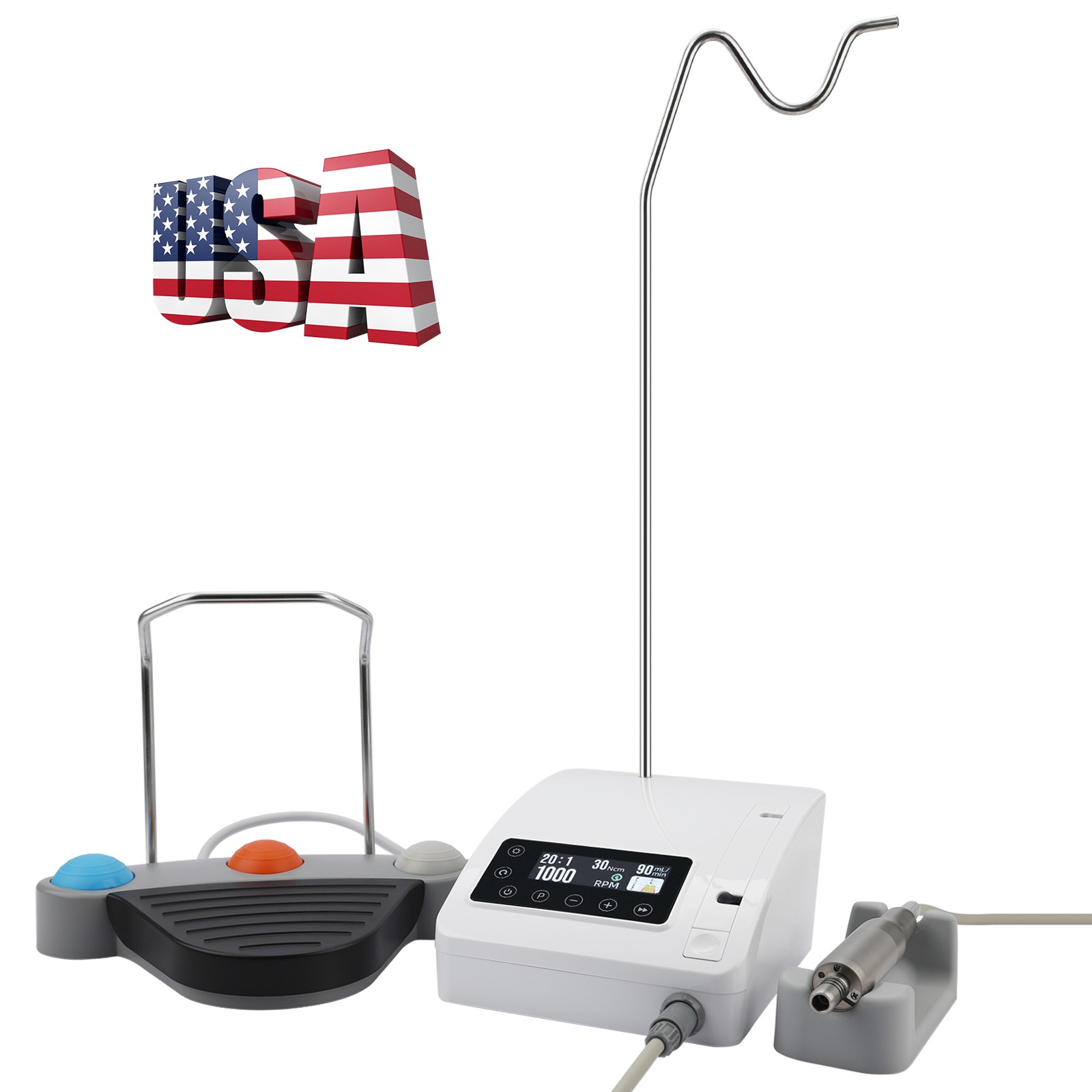 Mini Dental Implant System Motor Surgical Brushless +20:1 Contra Angle Handpiece