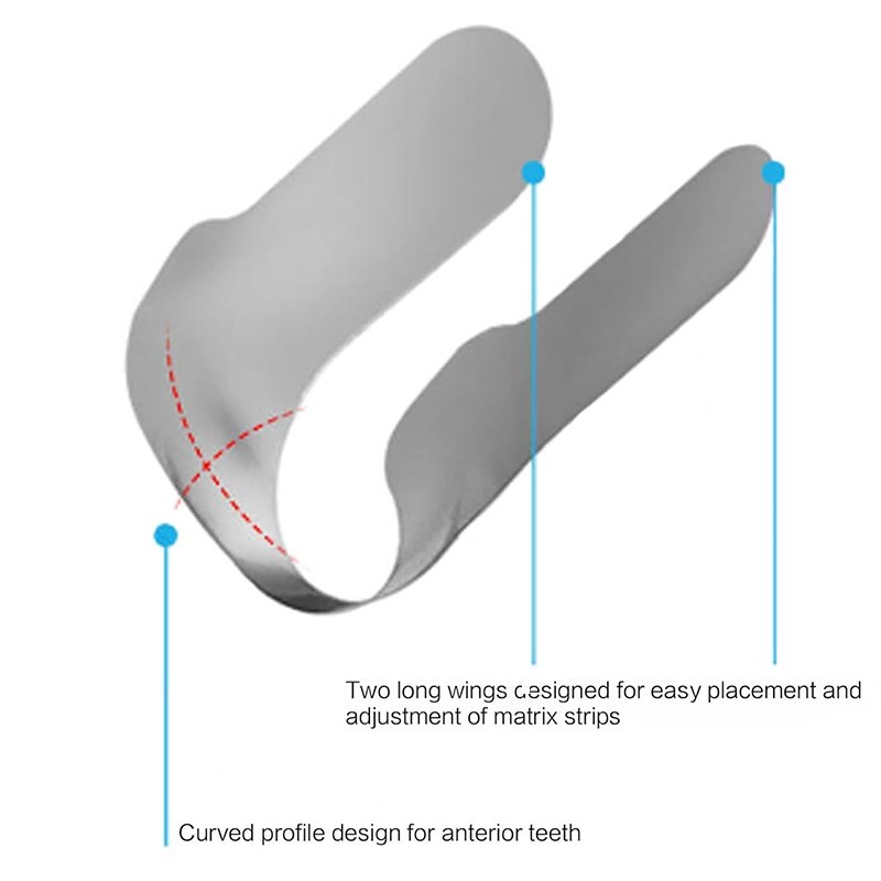 30x Dental Anterior Matrix Bands Proximal Anterior Strips Twin Anterior Matrices