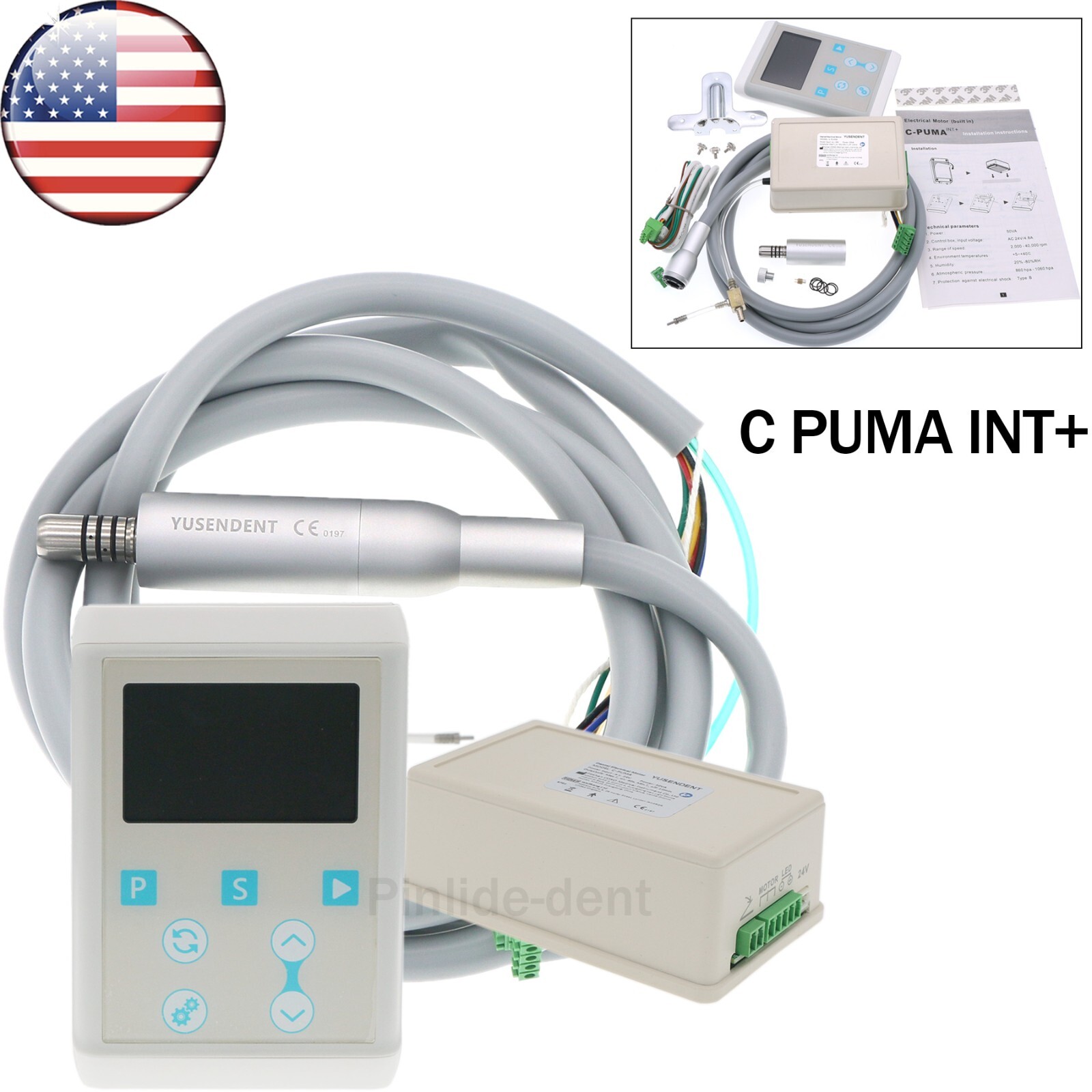 COXO Dental C PUMA INT+ Electric Motor LED Handpiece Brushless Built-in 1:5 NSK