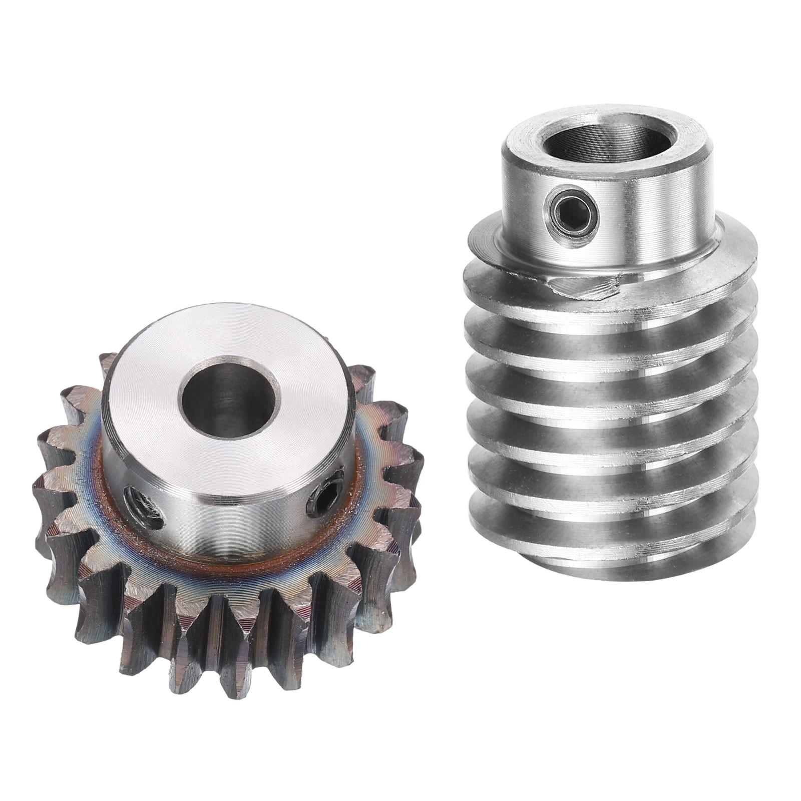 Worm Gear Set 1.5 Module 20:1 Reduction Rate Gear-8mm ID 33mm OD, Rod 12mm Bore