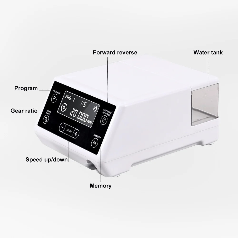 Dental Brushless Micromotor w/Water Tank Indenpendent Use Electric Micromotor US
