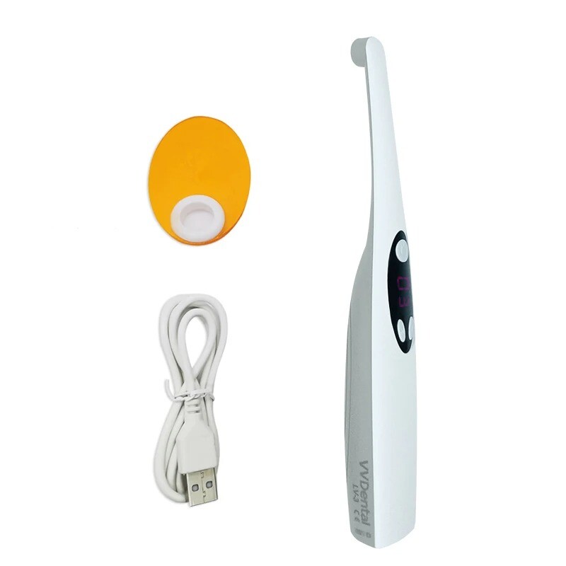 Dental Wireless Cordless LED Cure Curing Light Lamp 2200mw 10W Tool Resin Cure 1
