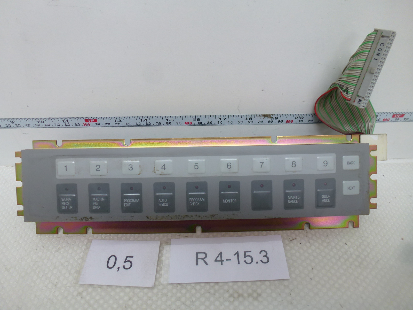 Mitsubishi Bko-Nc4114 Operator Panel removed from Wb402A-2