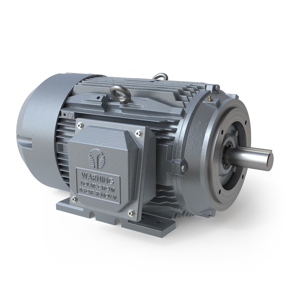 Techtop GR3-CI-TF-286TC-4-BR-D-30 Motor 30 HP 1800 Rpm 3-PH 230/460 Volt 286TC