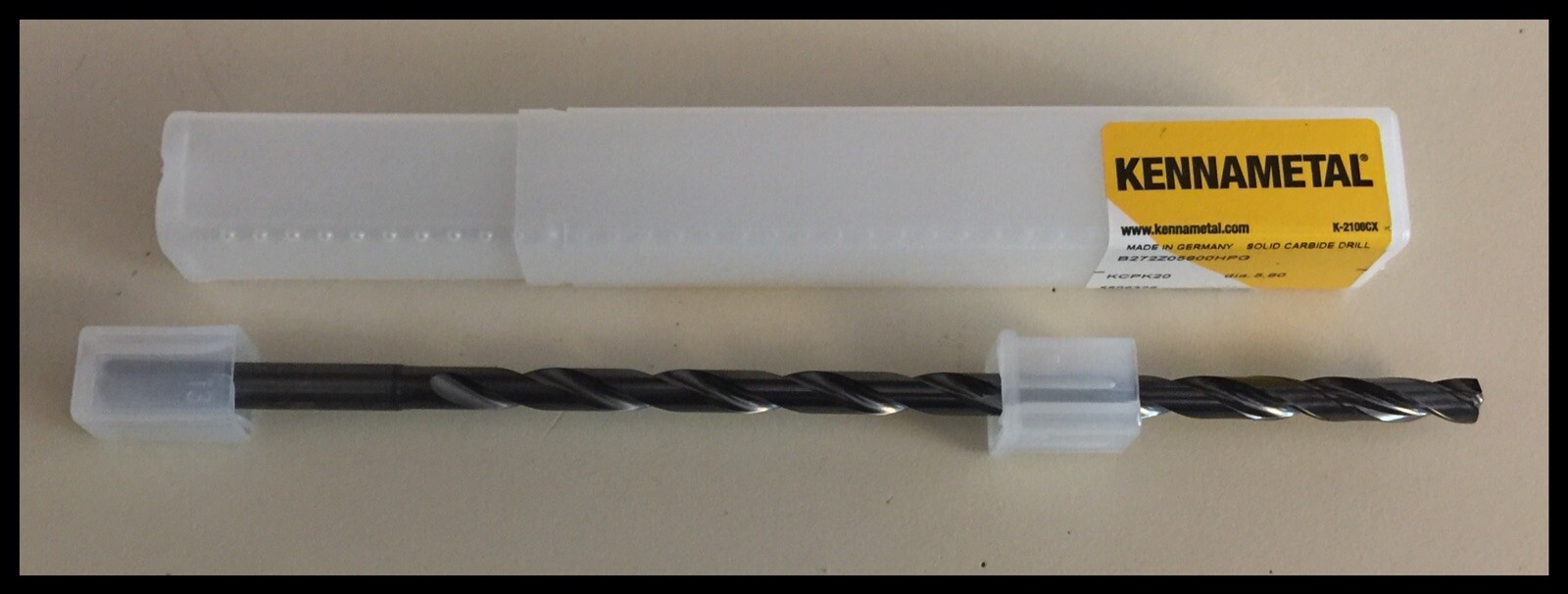 Kennametal B272Z05800HPG KCPK20 5.800mm Deep-Hole 20X Ø Carbide Drill NEW!