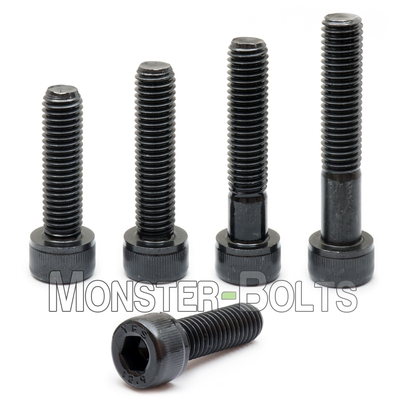 #6-40 Socket Head Cap Screws, Alloy Steel w/ Black Oxide, US SAE Fine Thread