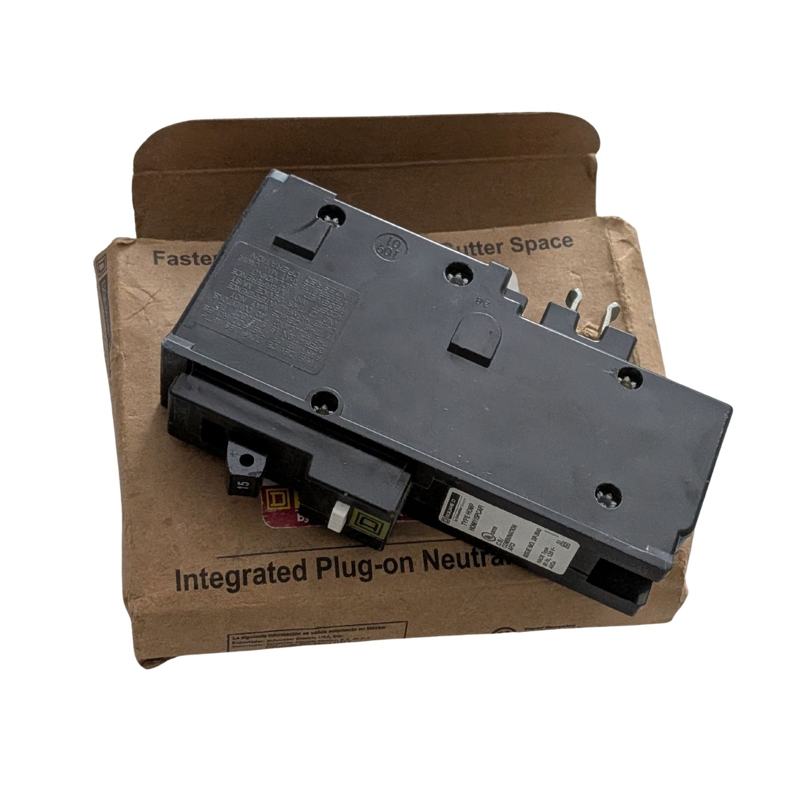 ⚡ Square D HOM115PCAFI Homeline 15A 1 Pole Arc Fault Circuit Breaker PON NEW
