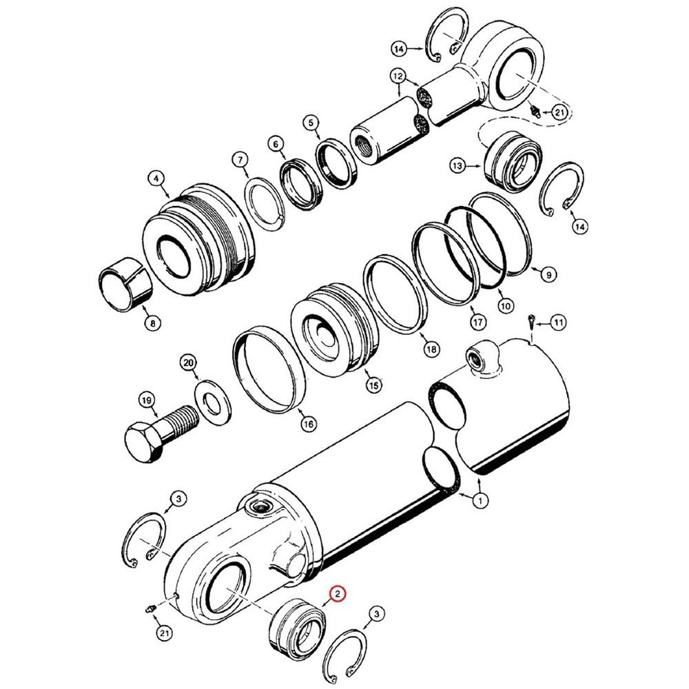 D23601 Bushing, Self Aligning – Fits Case 1150B, 1150C, 1150D, 1150E