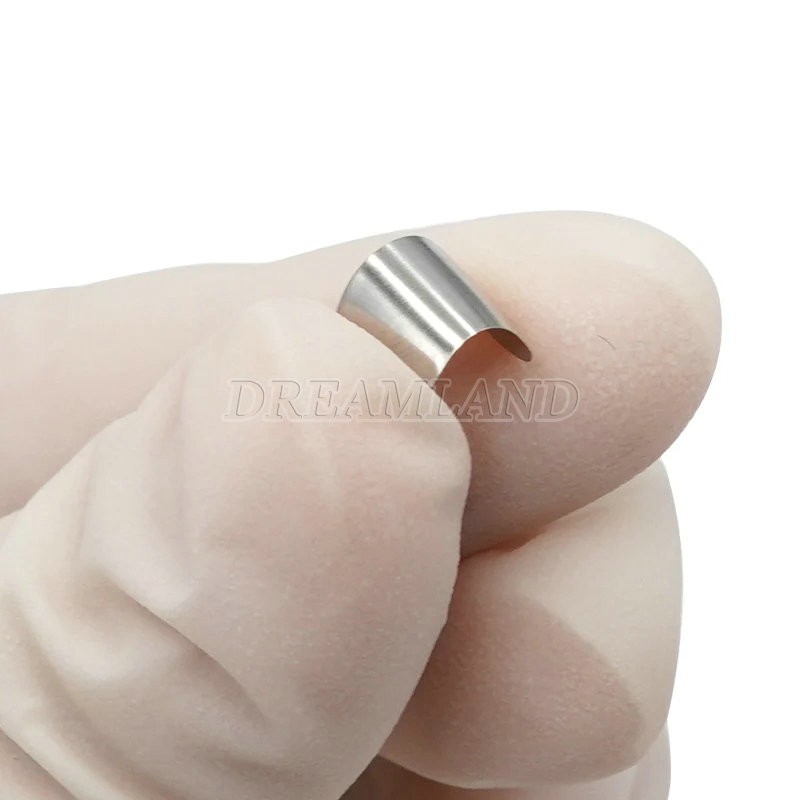 100 Pcs Dental Sectional Contoured Metal Matrices Refill Matrix Band Ledge 35um