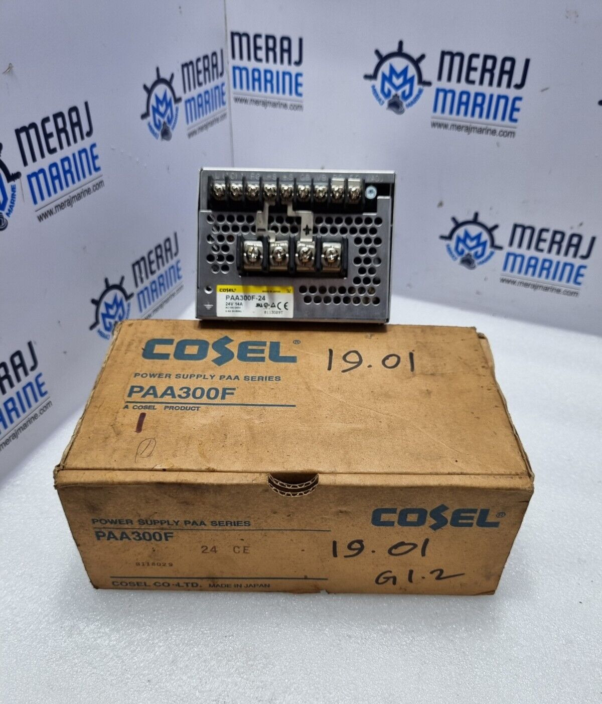 Cosel PAA300F-24 Power Supply 24V 14A AC 100-240V 4.4A 50-60Hz