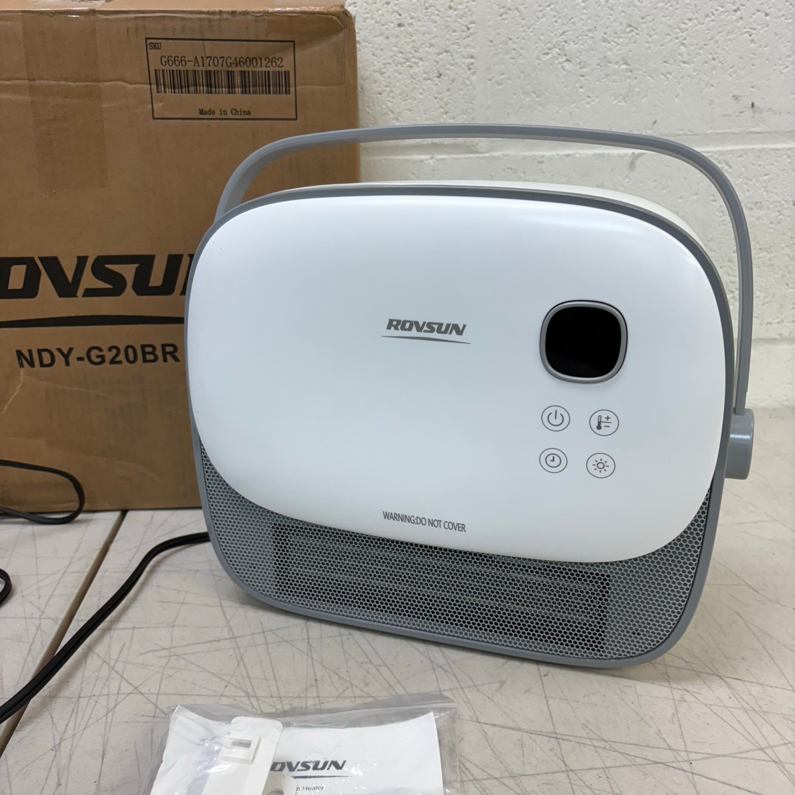 ROVSUN 1500W Wall-Mounted & Freestanding Heater with Portable Handle 120V