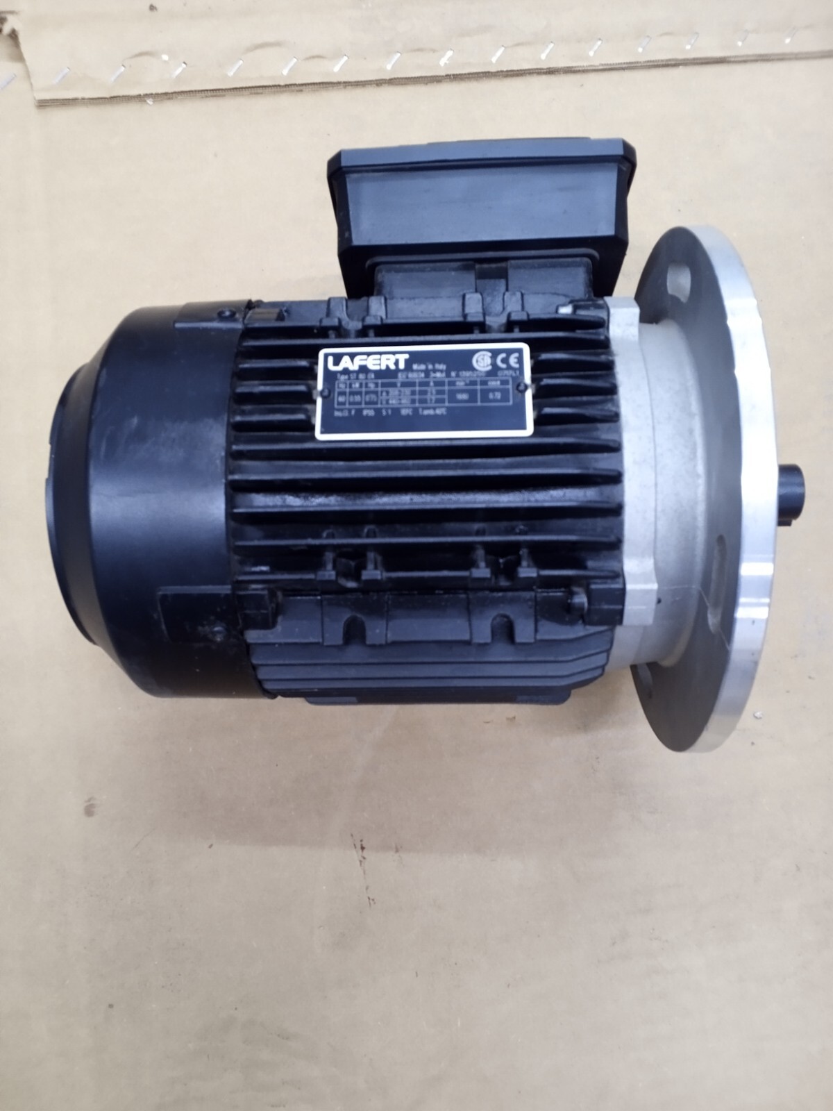 Lafert ST80C4 Motor 0.75 HP 1680 RPM 208-230/440-460 V